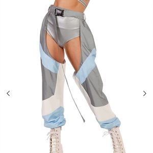 Now U See Me Reflective Chaps-Baby Blue